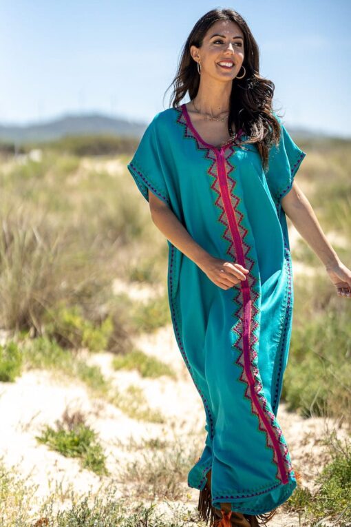 Kaftan Santorini verde - Imagen 2