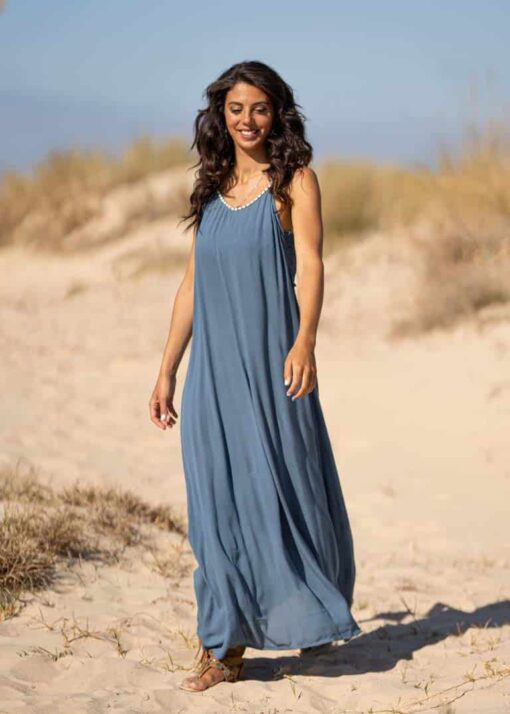 Vestido Lea azul - Imagen 2