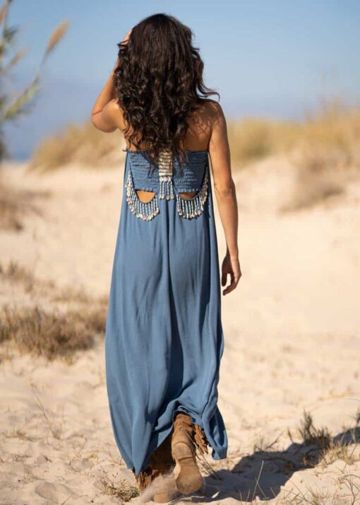Vestido Lea azul - Imagen 7