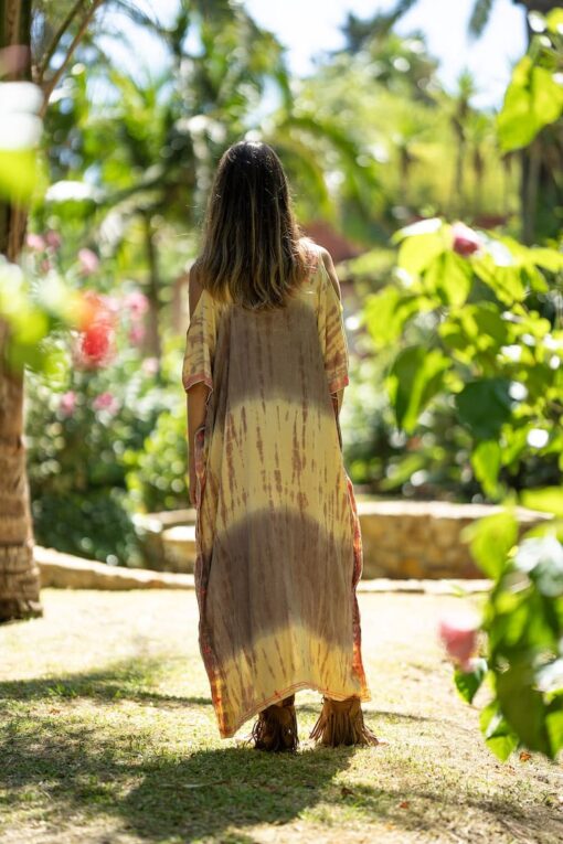 Kaftan Waikiki amarillo - Imagen 2