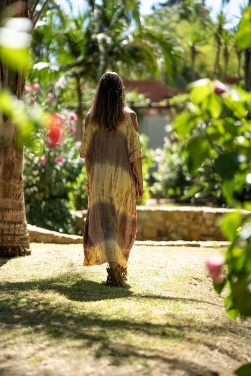 Kaftan Waikiki amarillo - Imagen 8