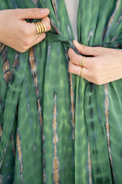 Kimono Hamoa verde - Imagen 2