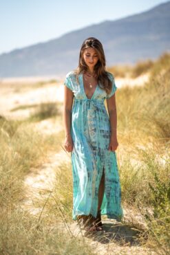 Vestido Waikiki celeste