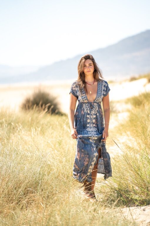 Vestido Waikiki gris - Imagen 4