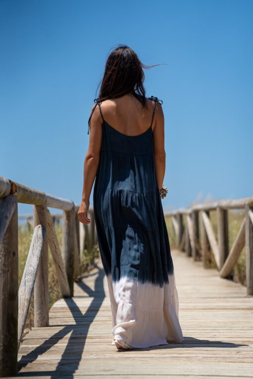 Maxi Vestido Honolulu navy - Imagen 2