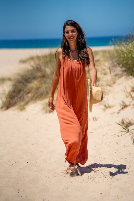 Vestido Lea terracota - Imagen 2