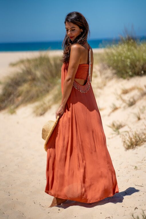 Vestido Lea terracota - Imagen 7