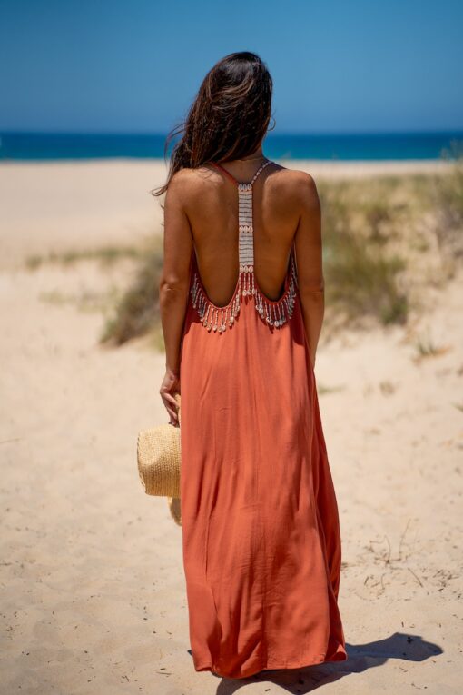 Vestido Lea terracota - Imagen 4
