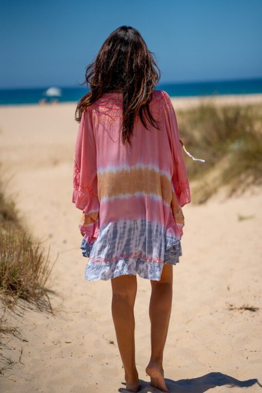 Poncho Waikiki rosa - Imagen 4