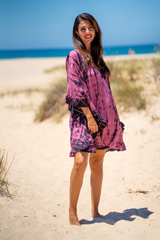 Poncho Hamoa rosa - Imagen 6