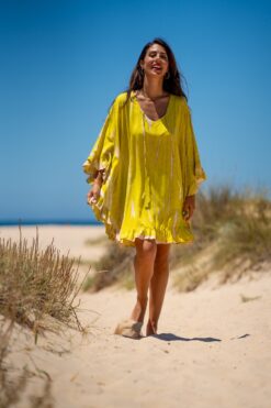 Poncho Hamoa amarillo