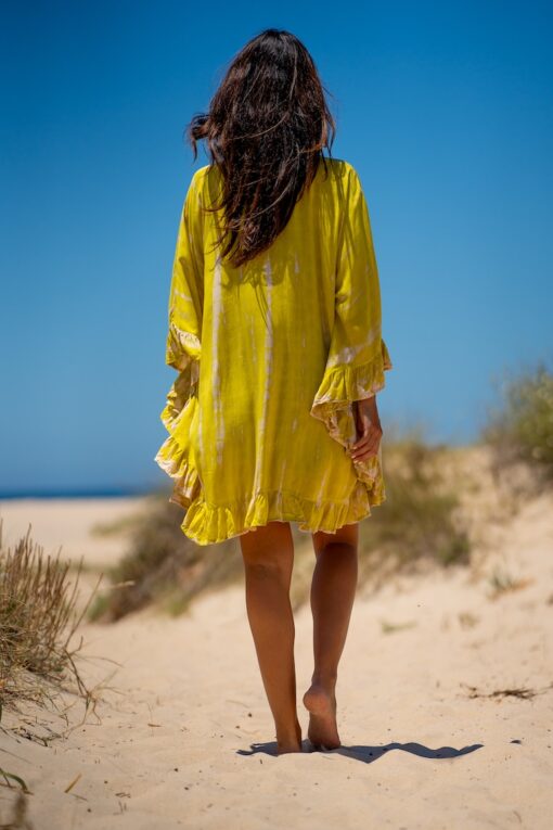 Poncho Hamoa amarillo - Imagen 4