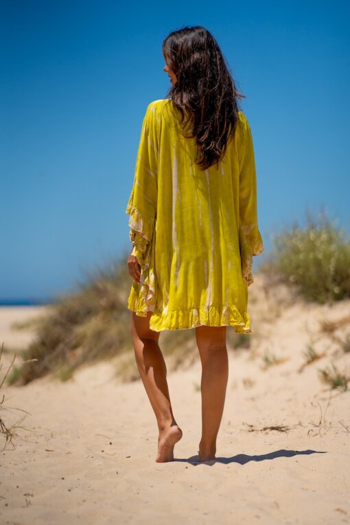 Poncho Hamoa amarillo - Imagen 3