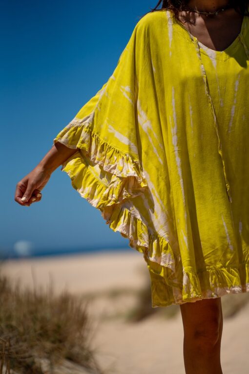 Poncho Hamoa amarillo - Imagen 2
