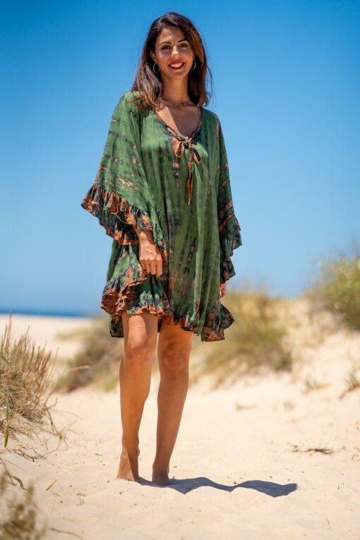 Poncho Hamoa oliva - Imagen 5