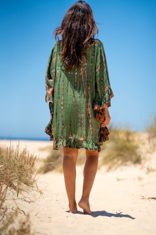 Poncho Hamoa oliva - Imagen 3
