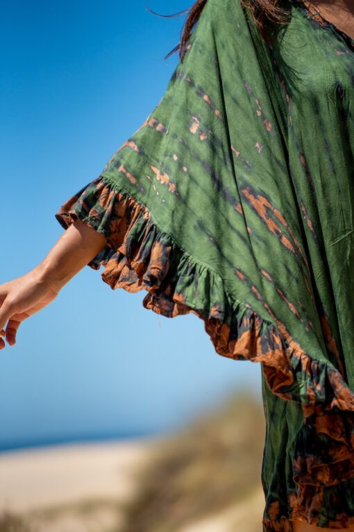 Poncho Hamoa oliva - Imagen 2