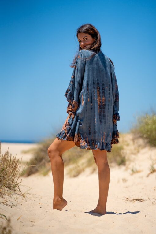 Poncho Hamoa azul - Image 5
