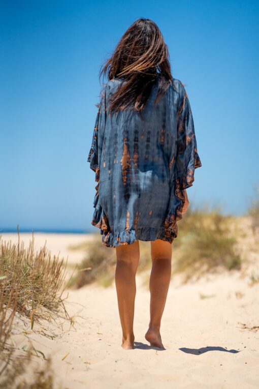 Poncho Hamoa azul - Image 4