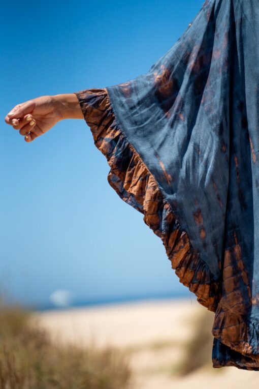 Poncho Hamoa azul - Image 3