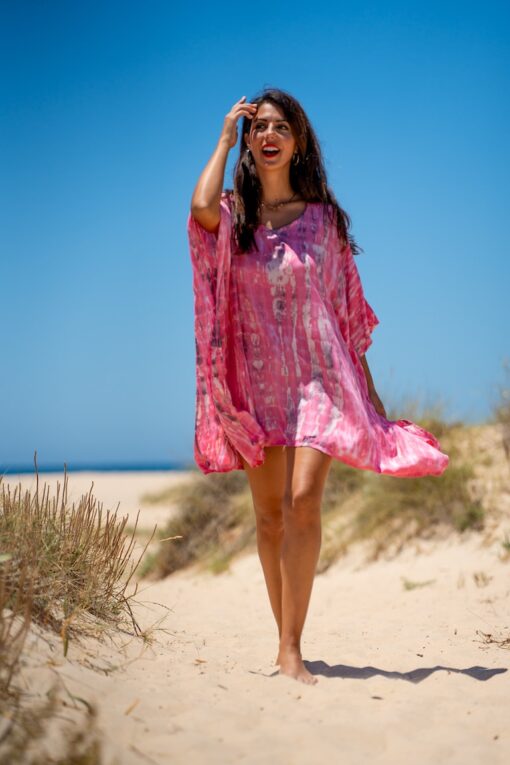 Vestido Hamoa corto rosa