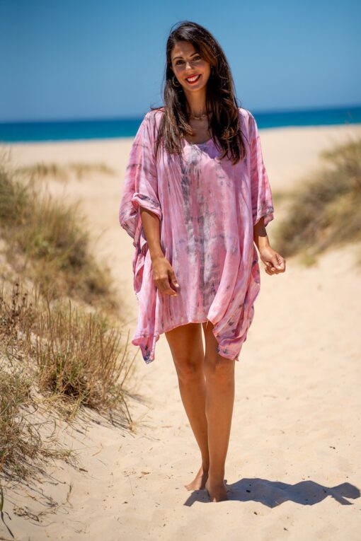 Vestido Hamoa corto rosita - Imagen 7