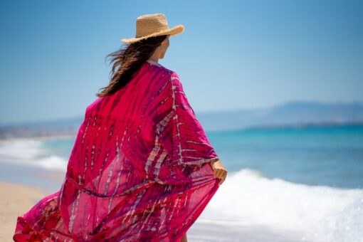 Kimono Hamoa fresa - Imagen 6