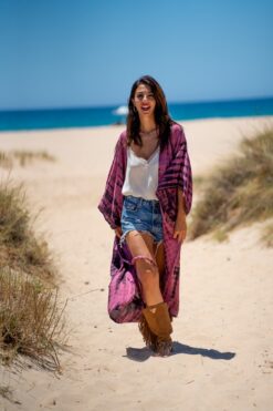 Kimono Hamoa rosa