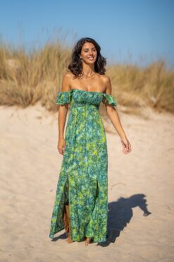 Vestido Oahu verde