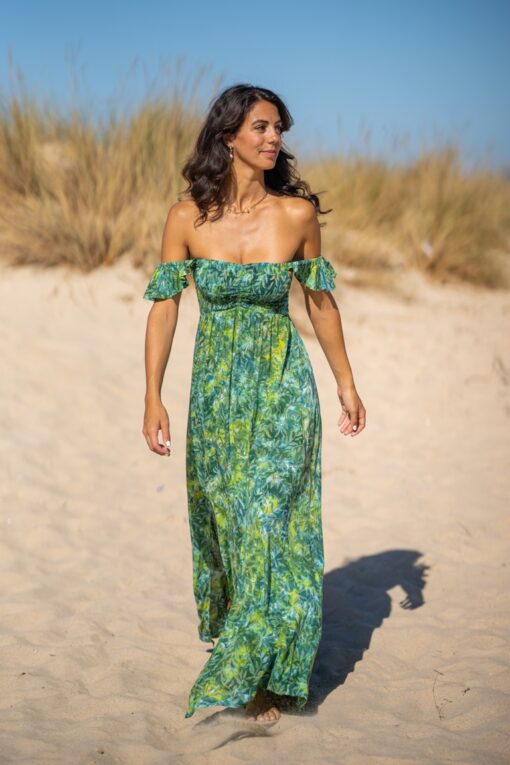 Vestido Oahu verde - Imagen 7