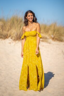 Vestido Oahu amarillo