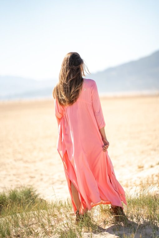 Maxi Kaftan Maui rosa - Imagen 7
