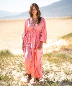 Maxi Kaftan Maui rosa