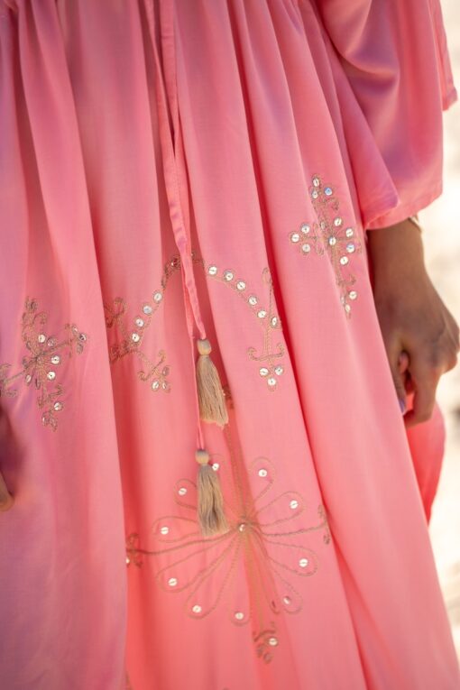 Maxi Kaftan Maui rosa - Imagen 3