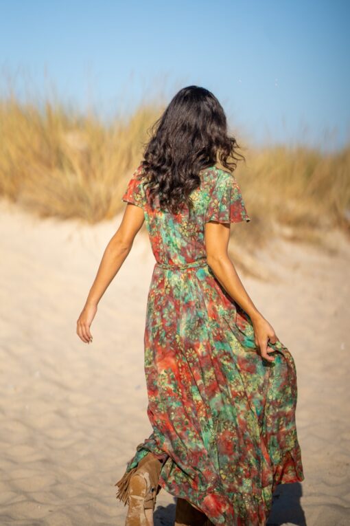 Maxi Vestido Oahu verde - Imagen 2