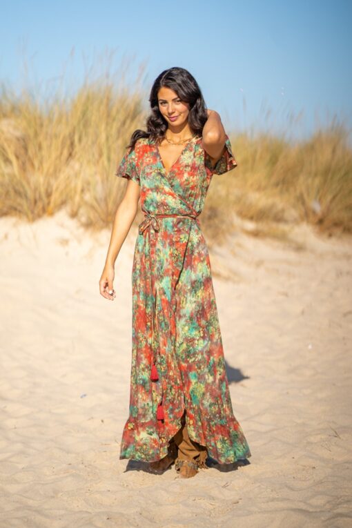 Maxi Vestido Oahu verde - Imagen 7