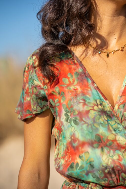 Maxi Vestido Oahu verde - Imagen 5