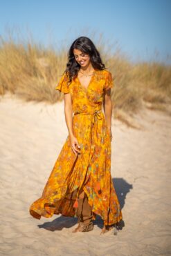 Maxi Vestido Oahu ocher