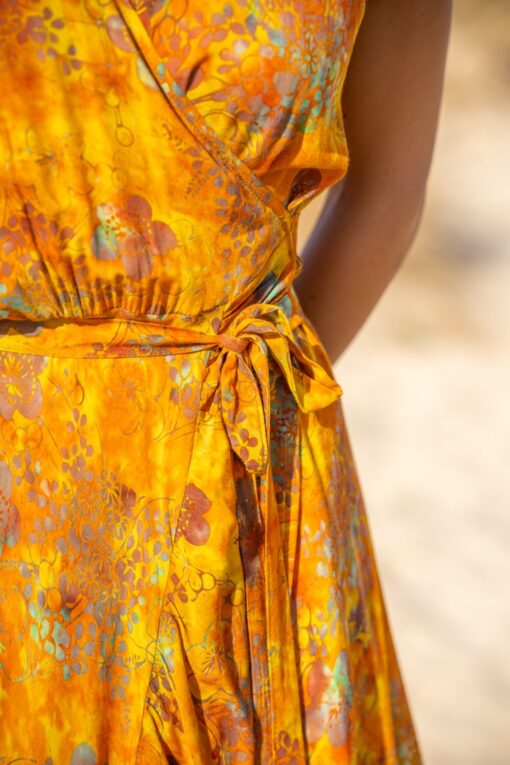Maxi Vestido Oahu ocher - Imagen 5